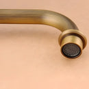 DecorBites™ Antique Brass Double Cross Handle Basin Faucet - 360 Degree Swivel Spout