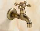 DecorBites™ Antique Brass Dragon Carved Outdoor Washing Machine Faucet Cold Tap