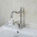 DecorBites™ Antique Brass Dual Handle Swivel Sink Faucet Rotated Mixer Tap