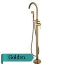 Antique brass swivel spout mixer tap bathroom freestanding faucet