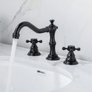 DecorBites™ Antique Brass Gold Bathroom Basin Faucet with Double Handles