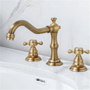 DecorBites™ Antique Brass Gold Bathroom Basin Faucet with Double Handles