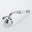 DecorBites™ Antique Brass Hand Held Shower with Luxury Ceramics - Round Rainfall Faucet