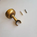 DecorBites™ Antique Brass Hand Shower Holder Hook Pedestal Bracket Wall Mount Bathroom Accessories