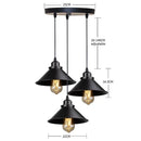 DecorBites™ Antique Brass Kitchen Pendant Light | Hanging Ceiling Fixture for Dining Room