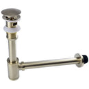 DecorBites™ Antique Brass Pop Up Drain Kit with P-Trap Pipe for Bathroom Sink.