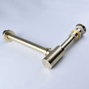 DecorBites™ Antique Brass Pop Up Drain Kit with P-Trap Pipe for Bathroom Sink.
