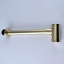 DecorBites™ Antique Brass Pop Up Drain Kit with P-Trap Pipe for Bathroom Sink.