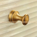 DecorBites™ Antique Brass Robe Hook Single Clothes Hanger Towel Bathroom Coat Door Hooks