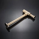 DecorBites™ Antique Brass Round Siphon P-Trap Bathroom Vanity Basin Pop-Up Drain