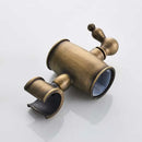 DecorBites™ Antique Brass Shower Faucet Set with Rain Head, Hand Shower, Hose & Valve