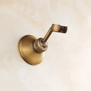 DecorBites™ Antique Brass Shower Set: 8" Rain Head, Hand Shower, Hose, Angle Valve, Bracket
