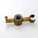 DecorBites™ Antique Brass Shower Set: 8" Rain Head, Hand Shower, Hose, Angle Valve, Bracket
