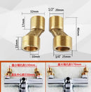 DecorBites™ Antique Brass Shower Set with 3-Way Diverter and Handshower
