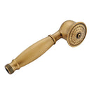 DecorBites™ Antique Brass Shower Set with 3-Way Diverter and Handshower