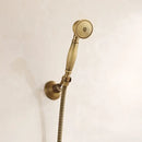 DecorBites™ Antique Brass Shower Set with 3-Way Diverter and Handshower