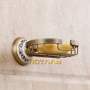 DecorBites™ Antique Brass Soap Holder: Pure Copper Bathroom Soap Basket