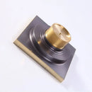 DecorBites™ Antique Brass Square Fish Carved Bathroom Floor Drain Hair Strainer