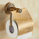 DecorBites™ Antique Brass Toilet Paper Holder Classic Bathroom Accessories