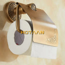 DecorBites™ Antique Brass Toilet Paper Holder Classic Bathroom Accessories