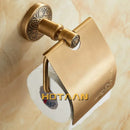DecorBites™ Antique Brass Toilet Paper Holder Classic Bathroom Accessories