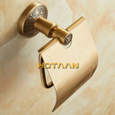 DecorBites™ Antique Brass Toilet Paper Holder Classic Bathroom Accessories