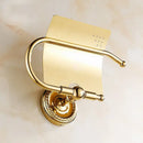 DecorBites™ Antique Brass Toilet Paper Holder Wall Mount Bathroom Accessories