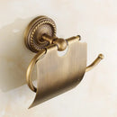 DecorBites™ Antique Brass Toilet Paper Holder Wall Mount Bathroom Accessories