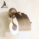 DecorBites™ Antique Brass Toilet Paper Holder Wall Mount Bathroom Accessories