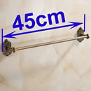 DecorBites™ Antique Brass Towel Bar - Wall Mounted Bathroom Accessories