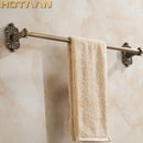 DecorBites™ Antique Brass Towel Bar - Wall Mounted Bathroom Accessories