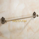 DecorBites™ Antique Brass Towel Bar - Wall Mounted Bathroom Accessories