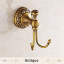 DecorBites™ Antique Brass Towel Hooks Wall Rack Retro Home Deco