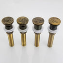 DecorBites™ Antique Brass Vessel Sink Drain - Bathroom Accessory