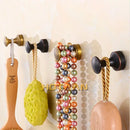 DecorBites™ Antique Brass Wall Clothes Rack Hook, Bathroom Robe Hanger