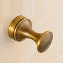 DecorBites™ Antique Brass Wall Clothes Rack Hook, Bathroom Robe Hanger