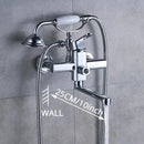 DecorBites™ Antique Brass Wall Mount Bath Shower Mixer Tap with 30cm Spout Rotation