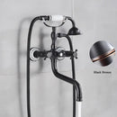 DecorBites™ Antique Brass Wall Mount Bath Shower Mixer Tap with 30cm Spout Rotation