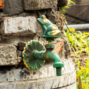 Antique bird brass wall mount garden faucet garden decor