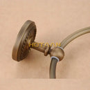 DecorBites™ Antique Brass Wall-Mounted Round Towel Ring Holder