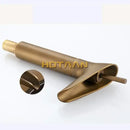 DecorBites™ Antique Brass Waterfall Basin Faucet Mixer Tap for Bathroom Sink