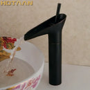 DecorBites™ Antique Brass Waterfall Basin Faucet Mixer Tap for Bathroom Sink