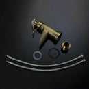 DecorBites™ Antique Brass Waterfall Basin Faucet with Art Design Handle