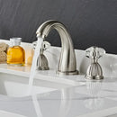 DecorBites™ Antique Bronze 3 Hole Widespread Basin Faucet, Hot/Cold Mixer Tap