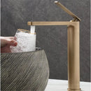 DecorBites™ Antique Bronze Basin Faucet Deck Mounted Hot & Cold Brass Bathroom Sink Mixer Tap