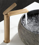 DecorBites™ Antique Bronze Basin Faucet Deck Mounted Hot & Cold Brass Bathroom Sink Mixer Tap