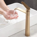 DecorBites™ Antique Bronze Basin Faucet Hot & Cold Brass Sink Mixer Tap