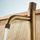 DecorBites™ Antique Bronze Basin Faucet Hot & Cold Deck Mounted Brass Mixer Tap