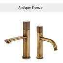 DecorBites™ Antique Bronze Basin Faucet Hot & Cold Deck Mounted Brass Mixer Tap