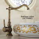 DecorBites™ Antique Bronze Basin Faucet, Single Handle Deck Mounted Mixer Tap, High Quality